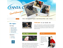 Tablet Screenshot of fantacgiantschnauzers.com